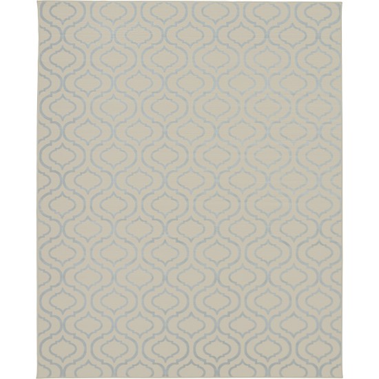 Nourison Jubilant JUB19 Area Rug, Ivory/Blue, 7'10" x 9'10"