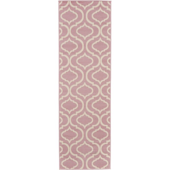 Nourison Jubilant JUB19 Runner Rug, Pink, 2'3" x 7'3"