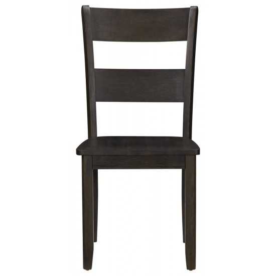 ACME Haddie Side Chair (Set-2), Distressed Walnut (2Pc/1Ctn)