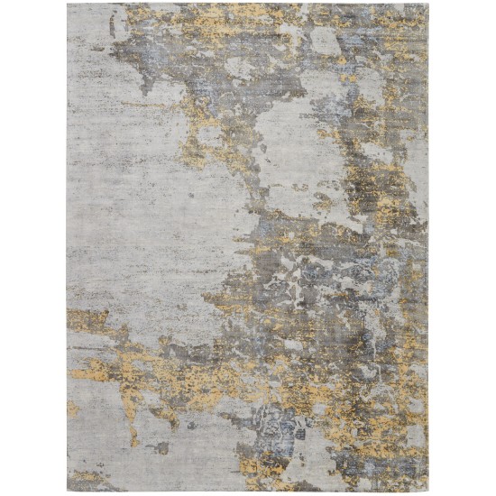 Kathy Ireland Home Safari Dreams KI371 Area Rug, Ivory/Gold, 9' x 12'