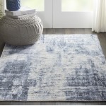 Kathy Ireland Home Safari Dreams KI372 Area Rug, Blue, 3'9" x 5'9"