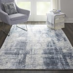 Kathy Ireland Home Safari Dreams KI372 Area Rug, Blue, 5'3" x 7'5"