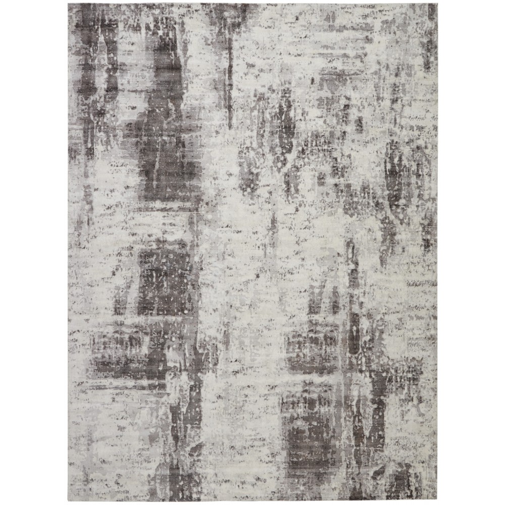 Kathy Ireland Home Safari Dreams KI372 Area Rug, Ivory/Grey, 9' x 12'