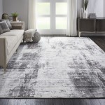 Kathy Ireland Home Safari Dreams KI372 Area Rug, Ivory/Grey, 9' x 12'