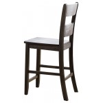 ACME Haddie Counter Height Chair (Set-2), Distressed Walnut (2Pc/1Ctn)