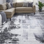 Kathy Ireland Home Safari Dreams KI373 Area Rug, Grey, 9' x 12'