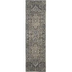 Kathy Ireland Home Moroccan Celebration KI381 Runner Rug, Navy, 2'2" x 7'6"