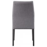 ACME Bernice Side Chair (Set-2), Fabric & Gray Oak (2Pc/1Ctn)