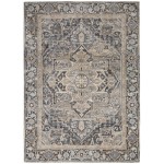 Kathy Ireland Home Moroccan Celebration KI381 Area Rug, Navy, 5'3" x 7'3"