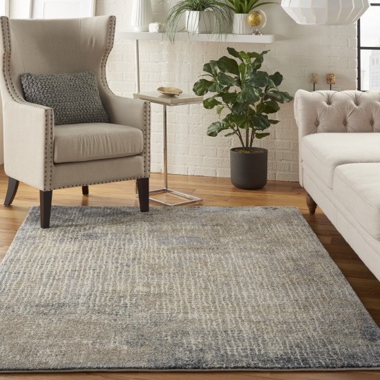 Kathy Ireland Home Area Rug, Ivory/Grey, 3'10" x 5'10"