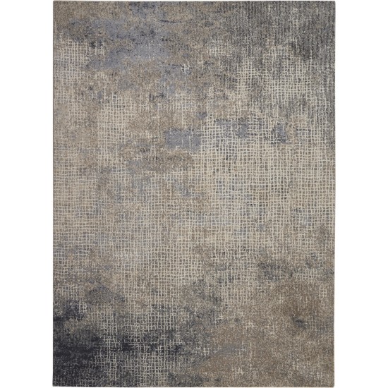 Kathy Ireland Home Area Rug, Ivory/Grey, 7'10" x 10'6"