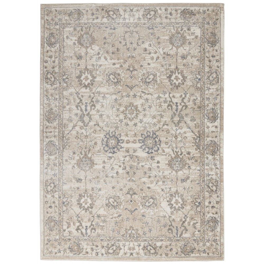 Kathy Ireland Home Area Rug, Ivory/Sand, 3'10" x 5'10"