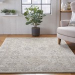 Kathy Ireland Home Area Rug, Ivory/Sand, 3'10" x 5'10"