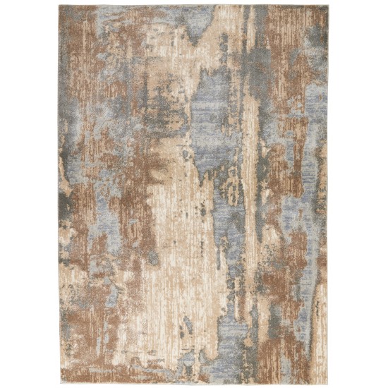 Kathy Ireland Home Moroccan Celebration KI386 Area Rug, Grey/Beige, 5'3" x 7'3"