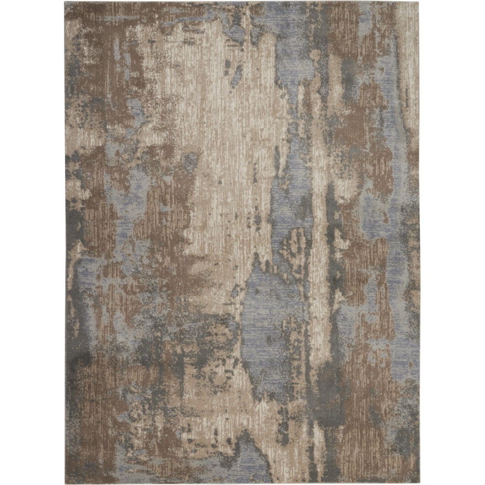 Kathy Ireland Home KI386 Area Rug, Grey/Beige, 7'10" x 10'6"