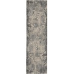 Kathy Ireland Home Runner Rug, Blue/Beige, 2'2" x 7'6"