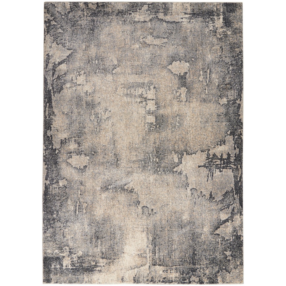 Kathy Ireland Home Moroccan Celebration KI388 Area Rug, Blue/Beige, 5'3" x 7'3" Kathy Ireland Home Moroccan Celebration KI388 Area Rug, Blue/Beige, 5'3" x 7'3"