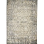 Kathy Ireland Moroccan Celebration KI3M1 Area Rug, Ivory/Slate, 3'10" x 5'10"