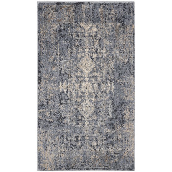 Kathy Ireland Moroccan Celebration KI3M1 Area Rug, Slate, 2'2" x 3'9"