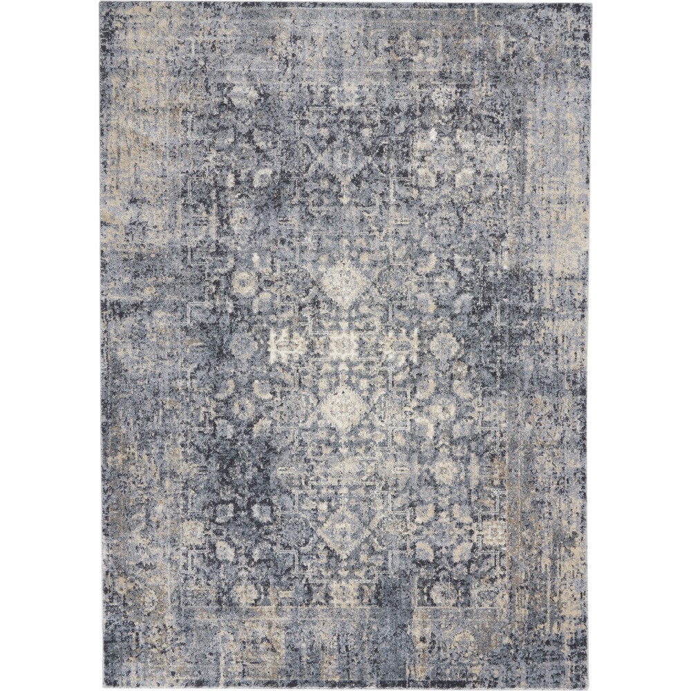 Kathy Ireland Moroccan Celebration KI3M1 Area Rug, Slate, 3'10" x 5'10"