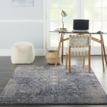 Kathy Ireland Moroccan Celebration KI3M1 Area Rug, Slate, 3'10" x 5'10"