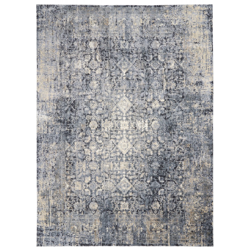 Kathy Ireland Moroccan Celebration KI3M1 Area Rug, Slate, 7'10" x 10'6"