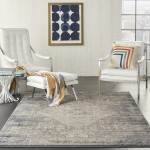 Kathy Ireland Moroccan Celebration KI3M2 Area Rug, Grey/Slate, 3'10" x 5'10"