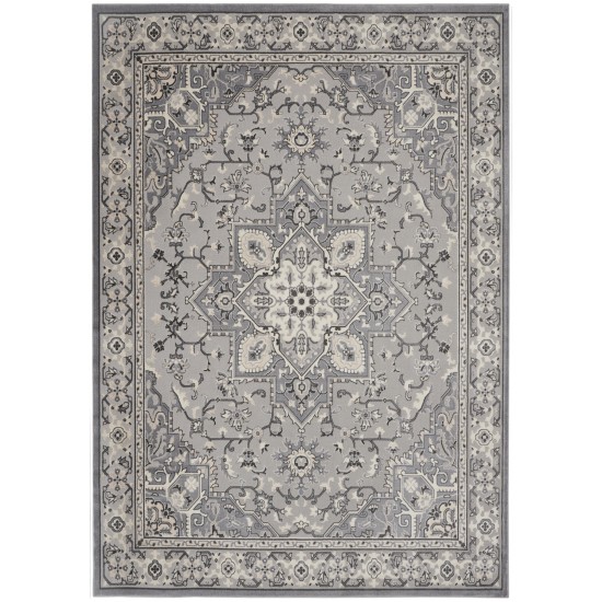 Kathy Ireland Grand Villa KI80 Area Rug, Grey, 5'3" x 7'3"