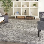 Kathy Ireland Grand Villa KI80 Area Rug, Grey, 8' x 10'