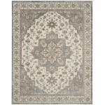 Kathy Ireland Grand Villa KI80 Area Rug, Light Grey, 8' x 10'