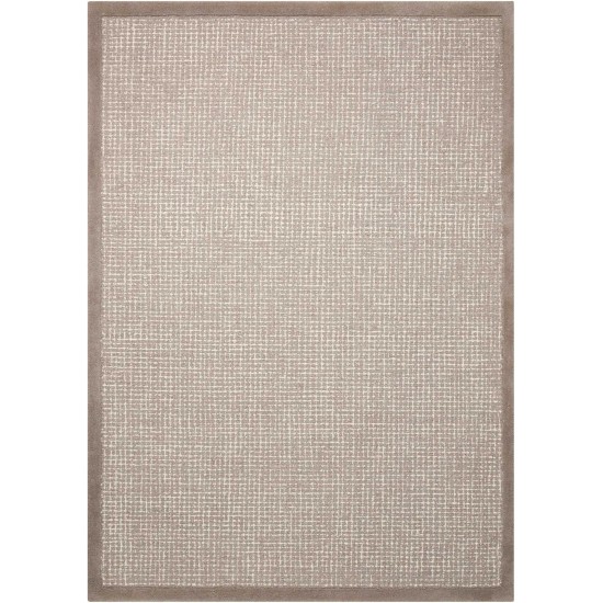 Kathy Ireland Home River Brook KI809 Area Rug, Grey/Ivory, 3'9" x 5'9"