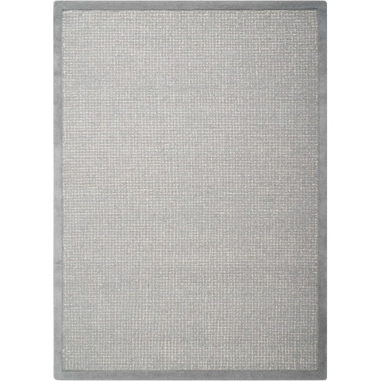 Kathy Ireland Home River Brook KI809 Area Rug, Light Blue/Ivory, 3'9" x 5'9"