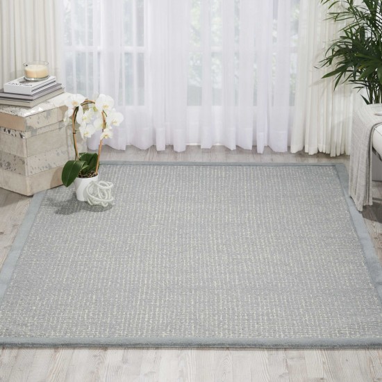 Kathy Ireland Home River Brook KI809 Area Rug, Light Blue/Ivory, 3'9" x 5'9"