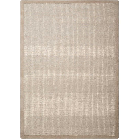 Kathy Ireland Home River Brook KI809 Area Rug, Taupe/Ivory, 3'9" x 5'9"