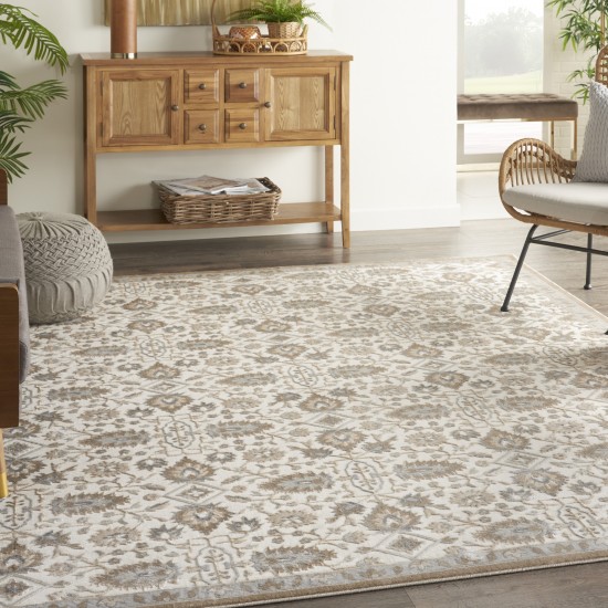 Kathy Ireland Grand Villa KI81 Area Rug, Beige, 8' x 10'