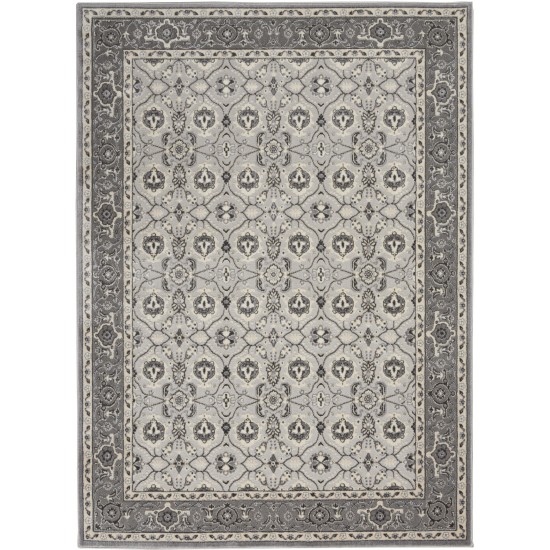 Kathy Ireland Grand Villa KI83 Area Rug, Grey, 5'3" x 7'3"