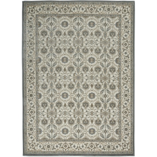 Kathy Ireland Grand Villa KI83 Area Rug, Light Grey, 5'3" x 7'3"