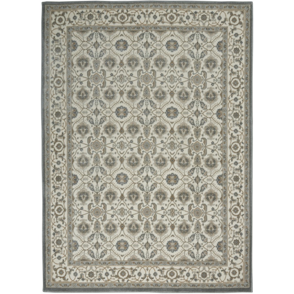 Kathy Ireland Grand Villa KI83 Area Rug, Light Grey, 5'3" x 7'3"