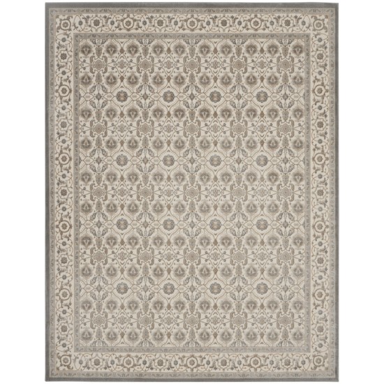 Kathy Ireland Grand Villa KI83 Area Rug, Light Grey, 8' x 10'