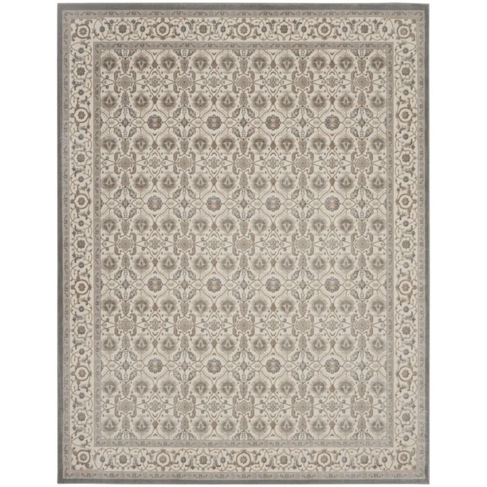 Kathy Ireland Grand Villa KI83 Area Rug, Light Grey, 8' x 10'