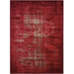 Nourison Karma KRM01 Area Rug, Red, 7'10" x 10'6"