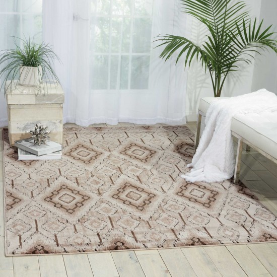 Nourison Karma KRM02 Area Rug, Beige, 3'9" x 5'9"