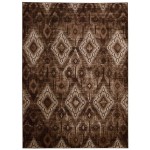 Nourison Karma KRM02 Area Rug, Chocolate, 3'9" x 5'9"