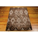 Nourison Karma KRM02 Area Rug, Chocolate, 3'9" x 5'9"