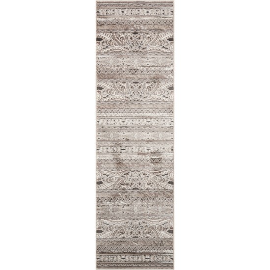 Nourison Karma KRM03 Runner Rug, Beige, 2'2" x 7'6"