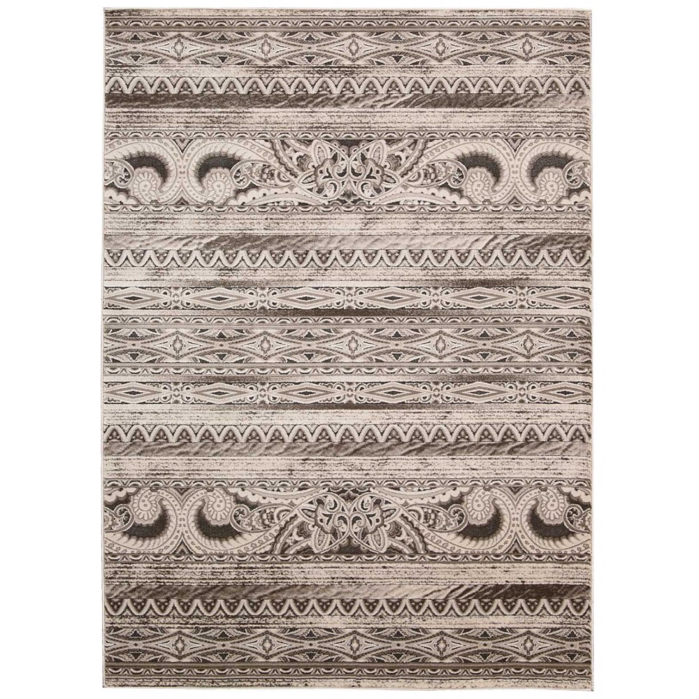 Nourison Karma KRM03 Area Rug, Beige, 3'9" x 5'9"