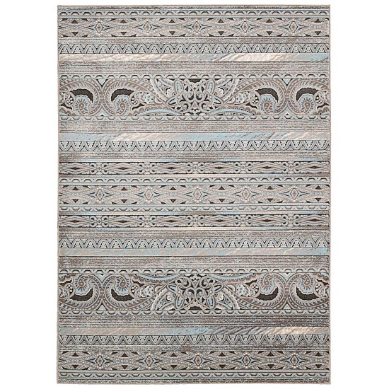 Nourison Karma KRM03 Area Rug, Stone, 5'3" x 7'4"