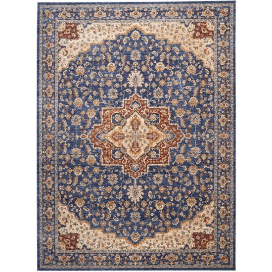 Nourison Lagos LAG01 Area Rug, Blue, 8'3' x 11'6"