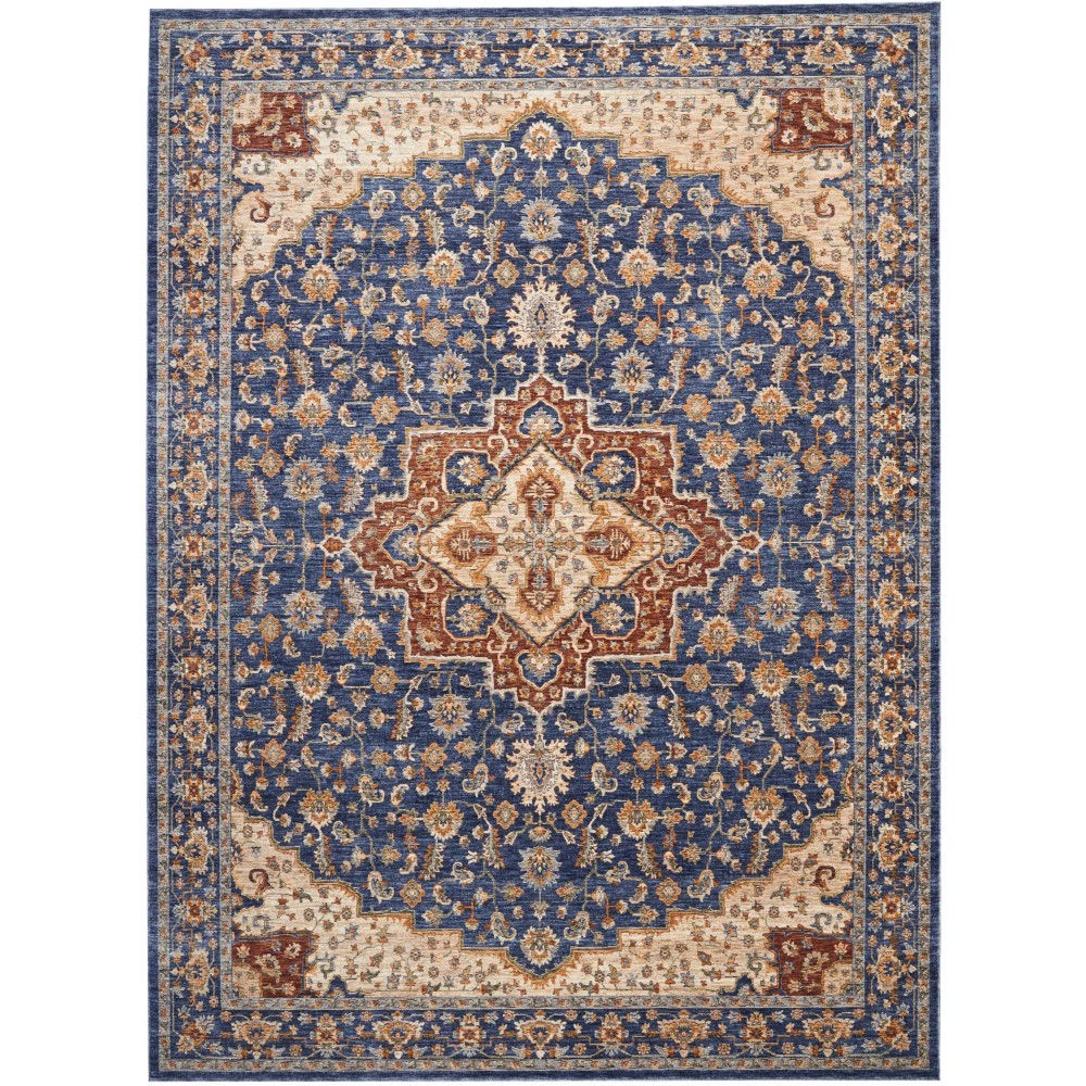 Nourison Lagos LAG01 Area Rug, Blue, 8'3' x 11'6"