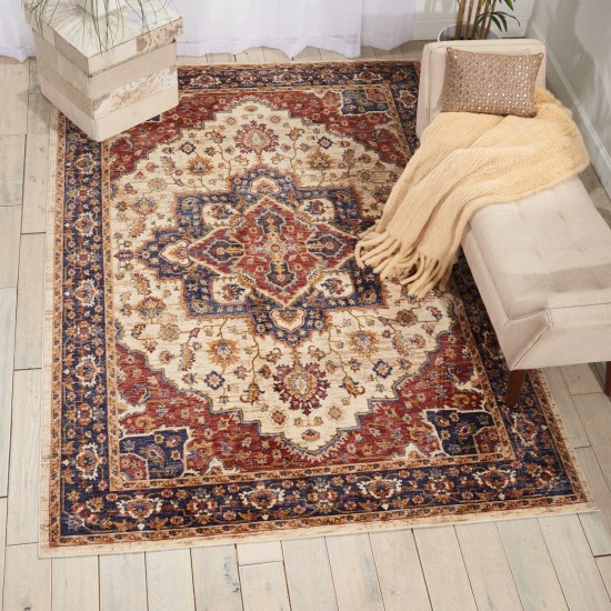 Nourison Lagos LAG01 Area Rug, Cream, 3' x 5'